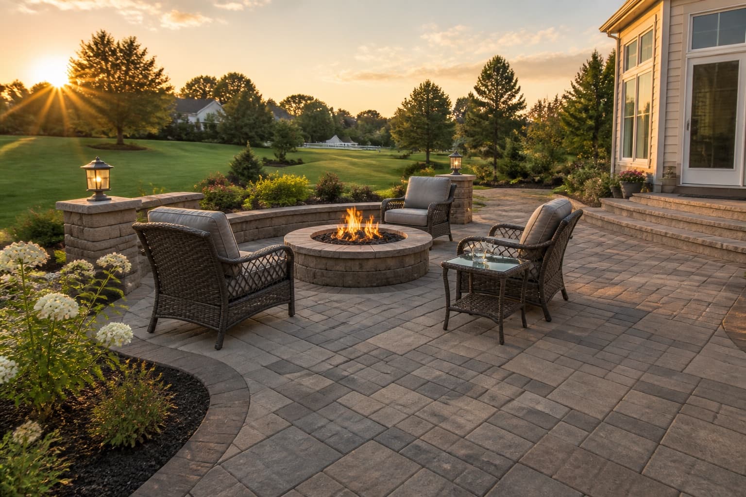 Hardscaping project example
